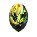 AGV K3 Rossi Winter Test 2019 Helm Replica neongelb