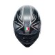 AGV K3 Compound Motorrad-Helm mattschwarz grau