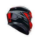 AGV K3 Compound Motorrad-Helm schwarz rot