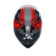 AGV K3 Compound Motorrad-Helm schwarz rot