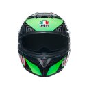 AGV K3 Kamaleon Motorrad-Helm schwarz rot grün