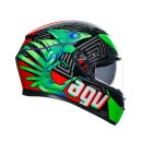 AGV K3 Kamaleon Motorrad-Helm schwarz rot grün