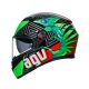 AGV K3 Kamaleon Motorrad-Helm schwarz rot grün