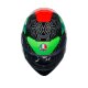 AGV K3 Kamaleon Motorrad-Helm schwarz rot grün