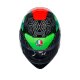 AGV K3 Kamaleon Motorrad-Helm schwarz rot grün