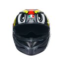 AGV K3 Birdy 2.0 Motorrad-Helm grau gelb rot