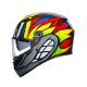 AGV K3 Birdy 2.0 Motorrad-Helm grau gelb rot