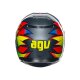 AGV K3 Birdy 2.0 Motorrad-Helm grau gelb rot