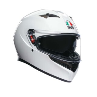 AGV K3 Motorrad-Helm 22.06 Uni Seta wei