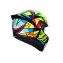 AGV K1 S Soleluna 2017 Rossi Helm neongelb blau rot