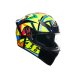 AGV K1 S Soleluna 2017 Rossi Helm neongelb blau rot