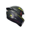 AGV K1 S Track 46 Rossi Helm mattschwarz neongelb