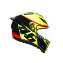 AGV K1 S Grazie Vale Rossi Helm Replica neongelb schwarz