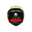 AGV K1 S Grazie Vale Rossi Helm Replica neongelb schwarz