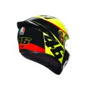 AGV K1 S Grazie Vale Rossi Helm Replica neongelb schwarz