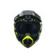 AGV AX9 Steppa Enduro Helm carbon grau neongelb