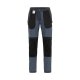 Rokker Tweed Chino Tapered Slim AA Motorrad-Jeans blau