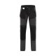 Rokker RT Tapered Slim AA Motorrad-Jeans schwarz schwarz