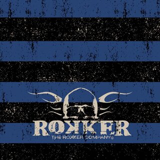 Rokker Tube Bold Stripes Halstuch blau schwarz