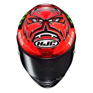 HJC Rpha 1 Quartararo Replica MC1 Monster Helm rot grn