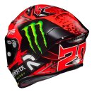 HJC Rpha 1 Quartararo Replica MC1 Monster Helm rot grün