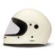 DMD Rivale Retro Integralhelm Uni Cream weiß