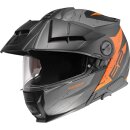 Schuberth E2 Explorer Enduro Klapphelm matt orange grau