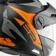 Schuberth E2 Explorer Enduro Klapphelm matt orange grau