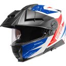 Schuberth E2 Explorer Enduro Klapphelm blau weiß rot