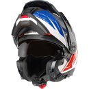 Schuberth E2 Explorer Enduro Klapphelm blau weiß rot