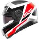 Schuberth S3 Daytona Integralhelm rot weiß grau