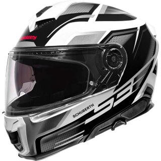 Schuberth S3 Storm Integralhelm silber schwarz grau