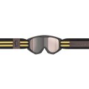 Scott 89X Era schwarz beige Retro-Crossbrille silber...