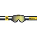 Scott 89X Era blau weiß gelb Retro-Crossbrille verspiegelt