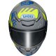 Shoei NXR2 Accolade Integral-Helm TC-10 grau blau neongelb