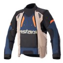 Alpinestars Halo DS Motorrad-Jacke Textil blau khaki orange