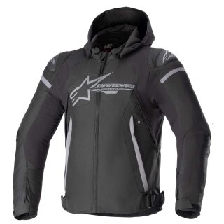 Alpinestars Zaca Motorrad Textil-Jacke schwarz grau
