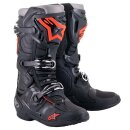 Alpinestars Tech 10 Cross-Stiefel schwarz neonrot