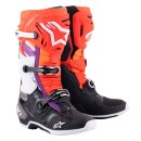 Alpinestars Tech 10 Cross-Stiefel schwarz neonrot orange