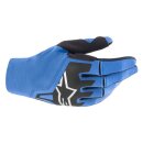 Alpinestars Techstar Motocross-Handschuh blau schwarz