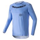 Alpinestars Supertech Dade Motocross-Hemd hellblau