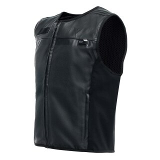 Dainese Smart Jacket Airbag-Weste Leder schwarz