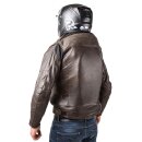 Helite Roadster 2.0 Motorrad Airbag-Jacke vintage braun