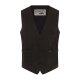 Rokker Tweed Vest Weste dunkelgrau