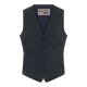 Rokker Tweed Vest Weste blau