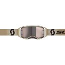 Scott Prospect beige braun Crossbrille silber verspiegelt