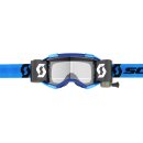 Scott Fury WFS blau schwarz Crossbrille klar