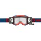 Scott Fury WFS blau neonrot Crossbrille klar