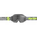 Scott Primal Sand Dust grau neongelb Crossbrille stark getönt