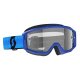 Scott Split OTG blau schwarz Crossbrille klar